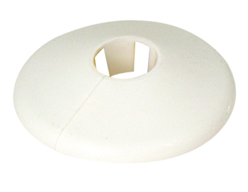 Pipe Collar Two Part 15mm White