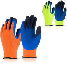 Winter Warmer Thermal Gloves BlackOrange Size 10 XL Gr