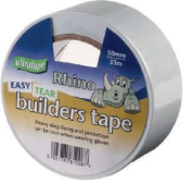 Builders Tape White 50mm x 33m