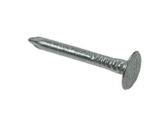 Galvanised Clout Nails 3x25mm Extra Large Head 25Kg Box