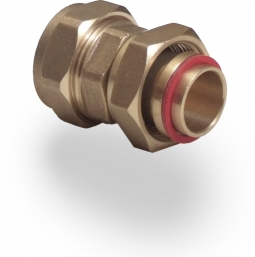 Compression Straight Tap Connector 22mm:3/4
