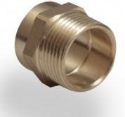 Copper End Feed Male Iron Coupling 15mm