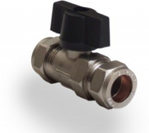 Lever Chrome Isolating Valve 15mm Lever Chrome Isolating Valve 15mm