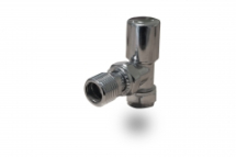 Lock Shield Angled Fully Chromed 15mm Light Patterned Lock Shield Angled Fully Chromed 15mm Light Patterned