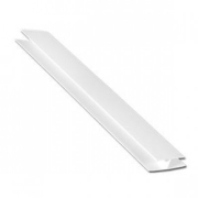 Hollow Soffit H Section Trim White