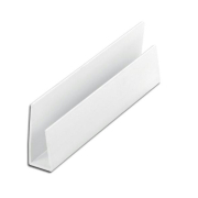 KESTREL Shiplap 150mm Universal U Edge Trim White 5m