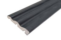 PVC Architrave/Skirting Board 125mm 5m Antracite Grey Grain