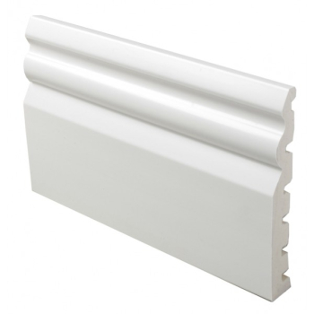 PVC Architrave/Skirting Board 125mm 5m White