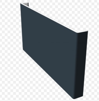 Cappit Fascia 410mm Double Ended Anthracite Grey