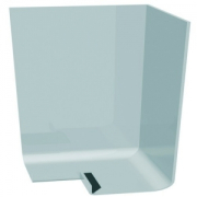 Fascia 600mm Double Corner White