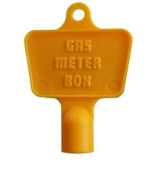 Meter Box Key GAS YELLOW