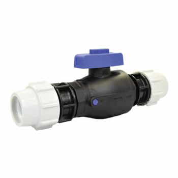 MDPE Poly Mains Stop Tap 50mm FI FI