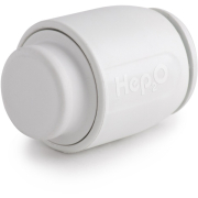 Hep2o Stop End 22mm White