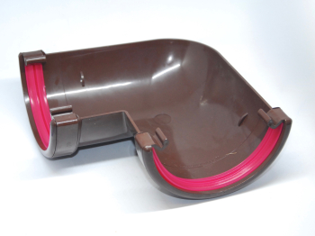 Half Round 90 Angle Brown Half Round 90 Angle Brown