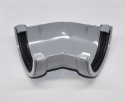Half Round 135 Angle Grey