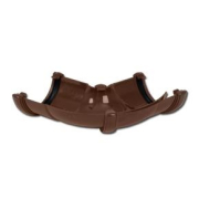Half Round 50 -156 deg Adjustable Angle Brown