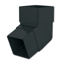 Square 112 Bend Dark Grey Floplast Anthracite RAL7012 Square 112 Bend Dark Grey Floplast Anthracite RAL7012