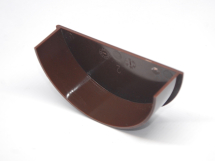 Half Round Stopend - Internal Brown Half Round Stopend - Internal Brown