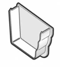 Floplast Ogee Internal Stopend RH Anthracite Grey Floplast Ogee Internal Stopend RH Anthracite Grey