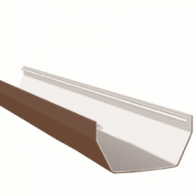 Square Gutter 4m Brown