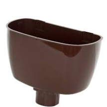 Round Hopper Brown Round Hopper Brown