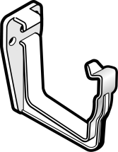 Floplast Ogee Fascia Bracket Brown Floplast Ogee Fascia Bracket Brown