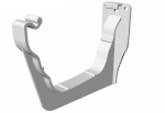 Freefoam Ogee Fascia Bracket White Freefoam Ogee Fascia Bracket White