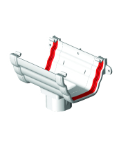 Freefoam Ogee Running Outlet White Freefoam Ogee Running Outlet White