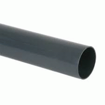 Round Downpipe 2.5m Dark Grey