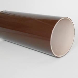 Round Downpipe 2.75m Brown