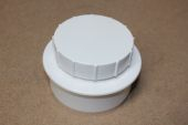 110mm RS Screwed Access Cap White 110mm RS Screwed Access Cap White