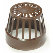 RS 110mm Vent Terminal Brown