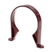 RS 110mm Pipe Clip Brown