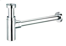 Chrome 1 1/4in Cylin Bottle Trap CP 12in 32mm pipe & Chrome 1 1/4in Cylin Bottle Trap CP 12in 32mm pipe &