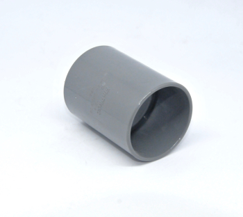 Straight Coupler 32mm SOLVENT Grey